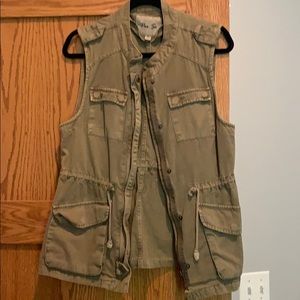 Military green vest